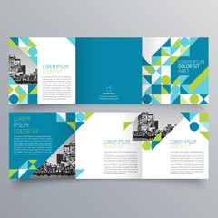 Brochure design, brochure template, creative tri-fold, trend brochure