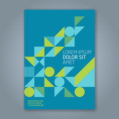 Wall Mural - Abstract minimal geometric background for business annual report book cover brochure flyer poster