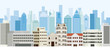 © muchmania - Buildings and Skyscrapers Background Panorama, Cityscape, City, Urban and Residential