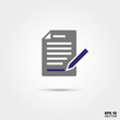 © eyewave - signing a contract vector icon
