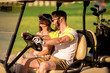 © georgerudy - Couple playing golf
