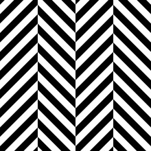 Zigzag Chevron Seamless Pattern Background. Alternate Black And Whitce Color. Vector Illustration.