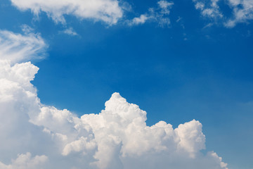 Blue sky with cloud