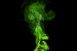 © Athipat - Green colored smoke on a black background, abstract cloud. Smoke design,Abstract green lighting,Green Smoke