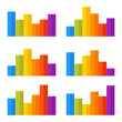 © Sergei Sizkov - Colorful Timeline Infographic Chart Set. Vector