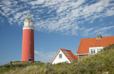 Poster - Leuchtturm auf Texel