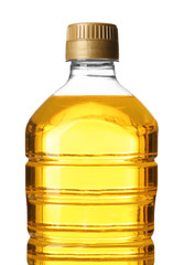 Wall Mural - Bottle of cooking oil, isolated on white