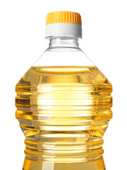 Wall Mural - Bottle of cooking oil, isolated on white