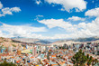Panoramic view of La Paz city, Bolivia