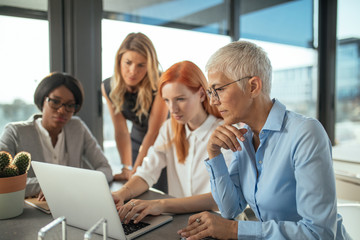 Wall Mural - Successful women in business