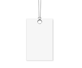 Blank labels template price tags set realistic vector