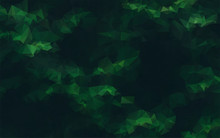 Abstract Geometric Dark Green Background