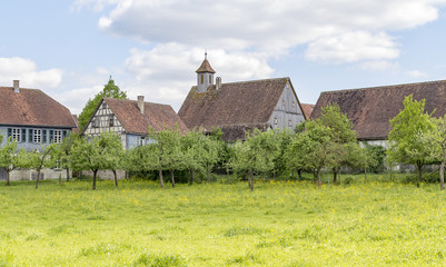 Wall Mural - small rural village