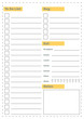 © vectorfusionart - Daily planner template