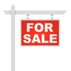 Real estate for sale street sign