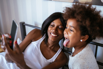 Canvas Print - Those mornings with mom