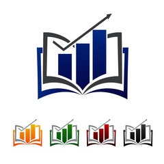 Wall Mural - business book logo