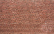 Red Brick Wall with Horizontal Pattern