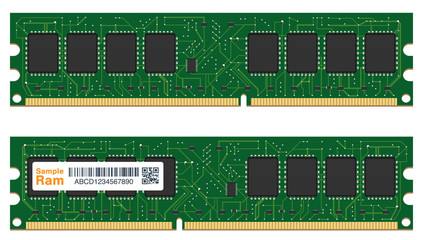 real random access memory or ram computer