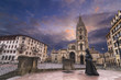 Catedral gótica en Oviedo,Asturias