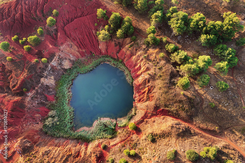 Cava Di Bauxite Otranto Buy This Stock Photo And Explore