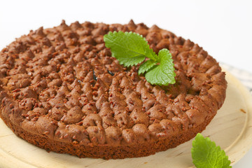 Poster - chocolate round cake