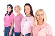 © LIGHTFIELD STUDIOS - women in pink t-shirts with ribbons