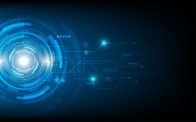 Wall Mural - abstract technology background hi-tech communication concept innovation background vector illustrati