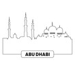 Cityscape of Abu Dhabi