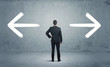 © ra2 studio - Confused business person choosing the way