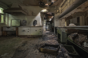 Wall Mural - Decayed Kitchen