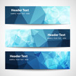 Set of label banner polygon background colorful pattern triangle geometric with space for text and message modern artwork design , vector