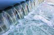 canvas print picture - fließendes Wasser Fluss 
