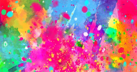 abstract background of color stains of paints