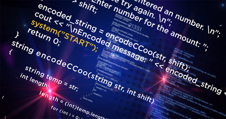 Wall Mural - data processing