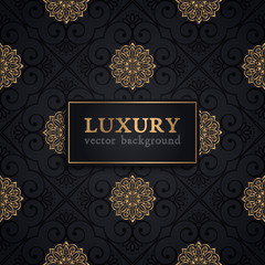 Wall Mural - Luxury vector pattern