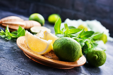 Poster - ingredients for mojito