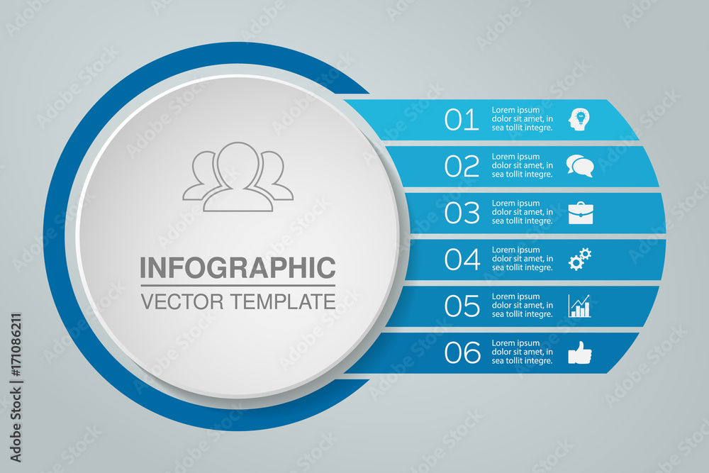 Vector infographic template for diagram, graph, presentation, chart ...