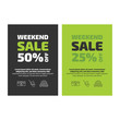 © 123sasha - Weekend Sale flayer template