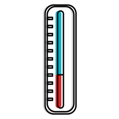 Poster - termometer medical isolated icon vector illustration design