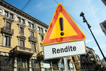 Sticker - Schild 220 - Rendite