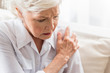 © Yakobchuk Olena - Elderly woman is enduring awful ache