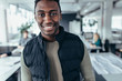 © Jacob Lund - Close up of smiling businessman in office