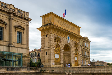 Wall Mural - Arc de Triomphe de Montpellier, Occitanie en France