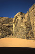 Photo prise dans le désert du Wadi Rum sur les traces de Laurence d'Arabie