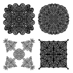 Black ornament collection