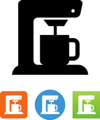 Poster - Coffee Maker Icon - Illustration