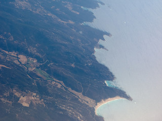 Sticker - Aerial view of Corsica