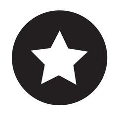 Wall Mural - star icon on white background. flat design. star sign. favorite or best sign. web ranking symbol.