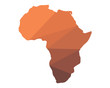 geography africa continent mainland icon image vector